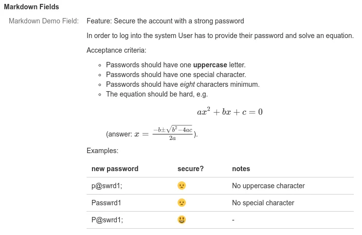 Markdown for Jira