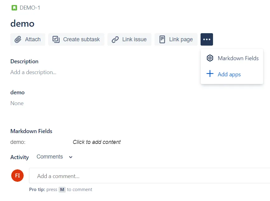 Markdown for Jira