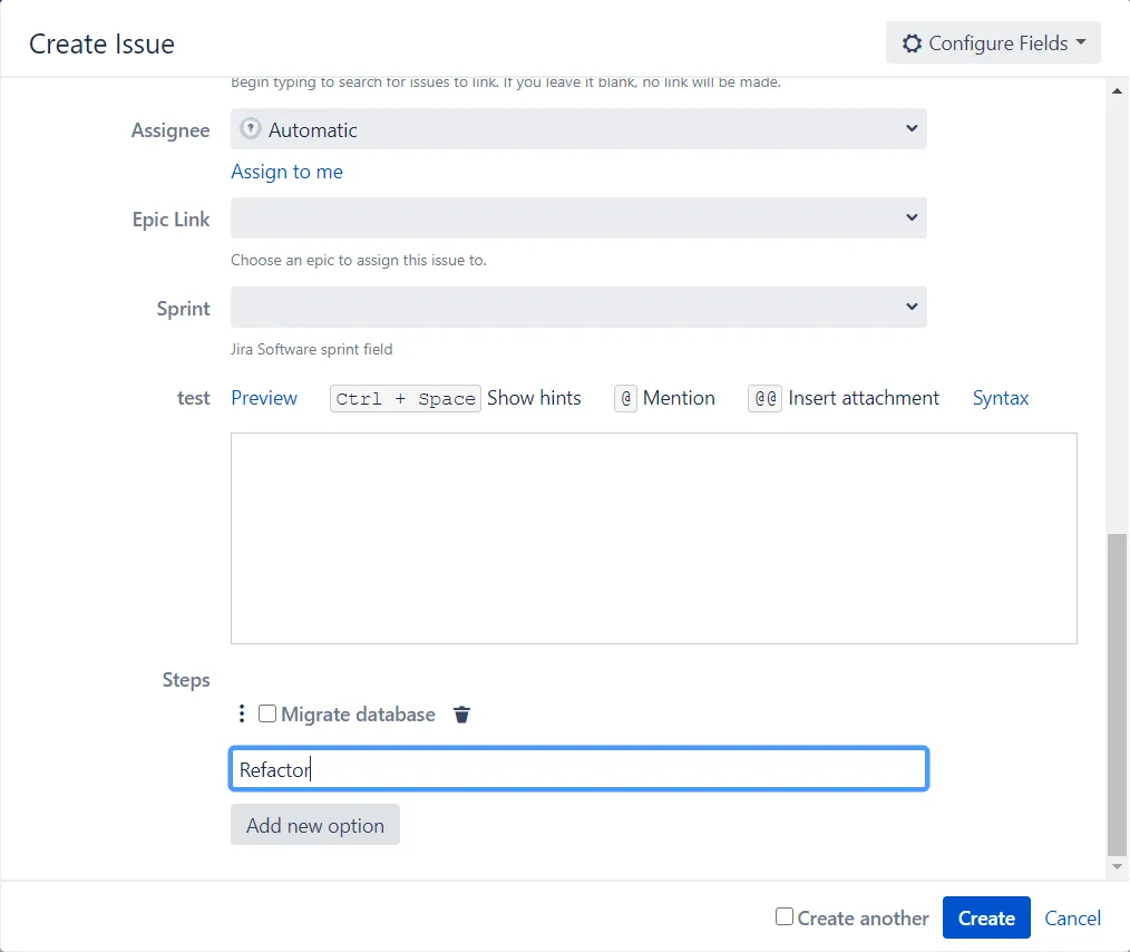 Checklist for Jira