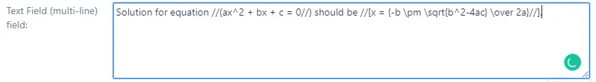 Input
