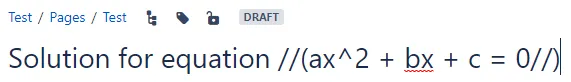Input