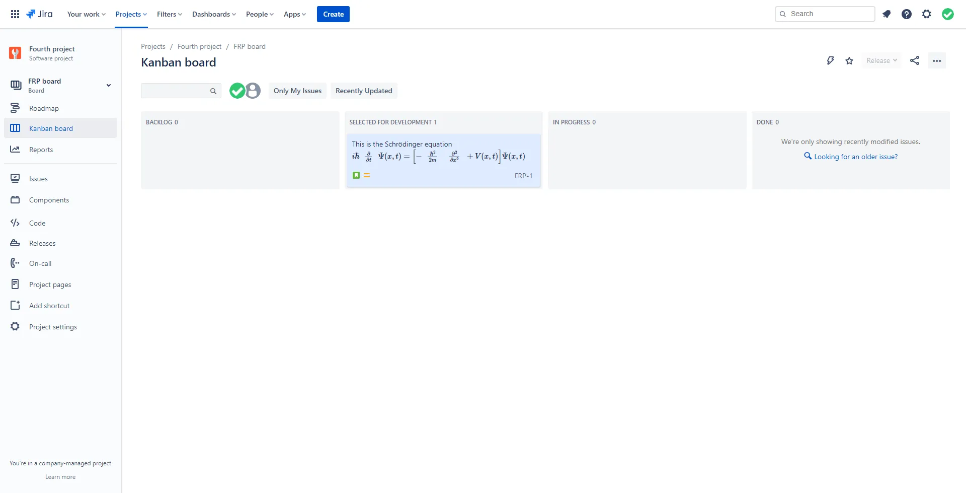 LaTeX for Jira