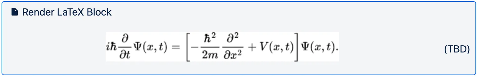 LaTeX for Confluence