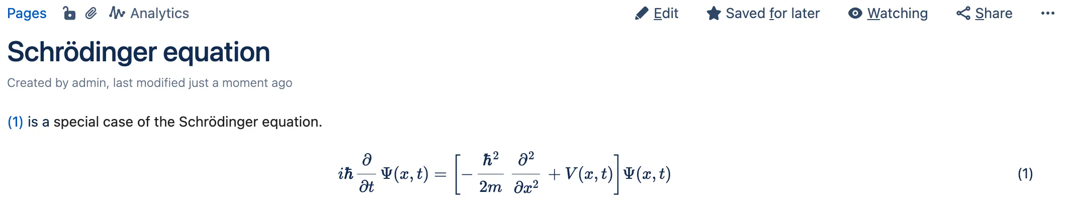 LaTeX for Confluence