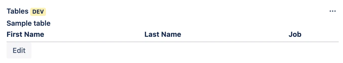 Table Custom Field for Jira