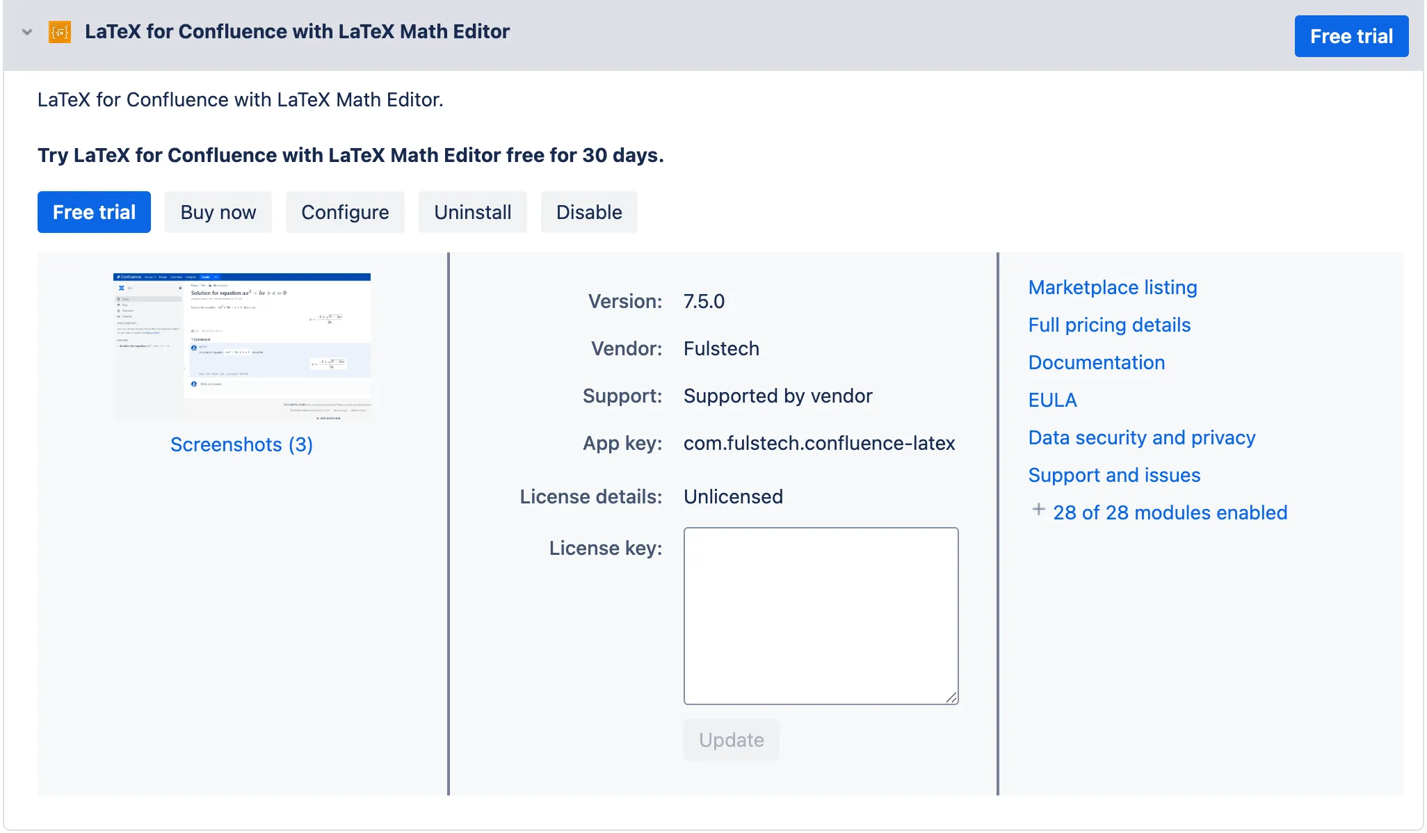 LaTeX for Confluence