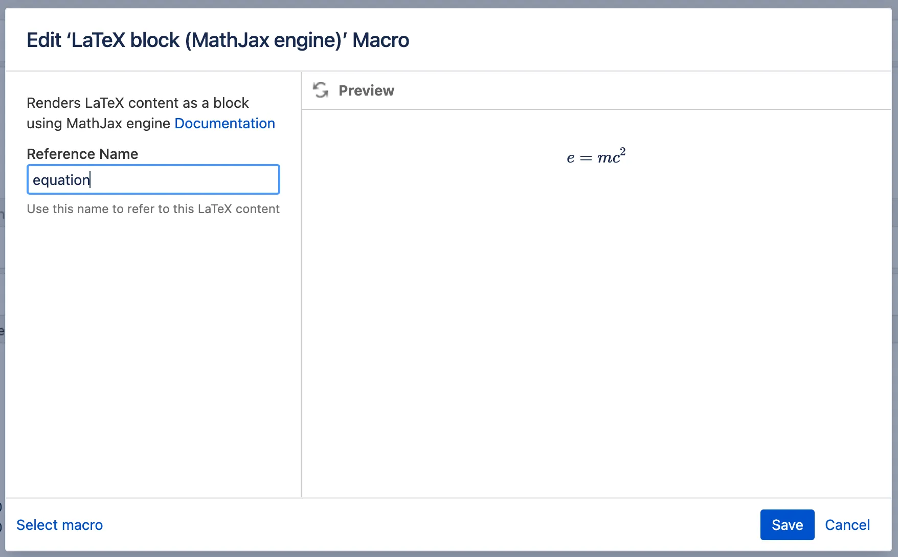 LaTeX for Confluence