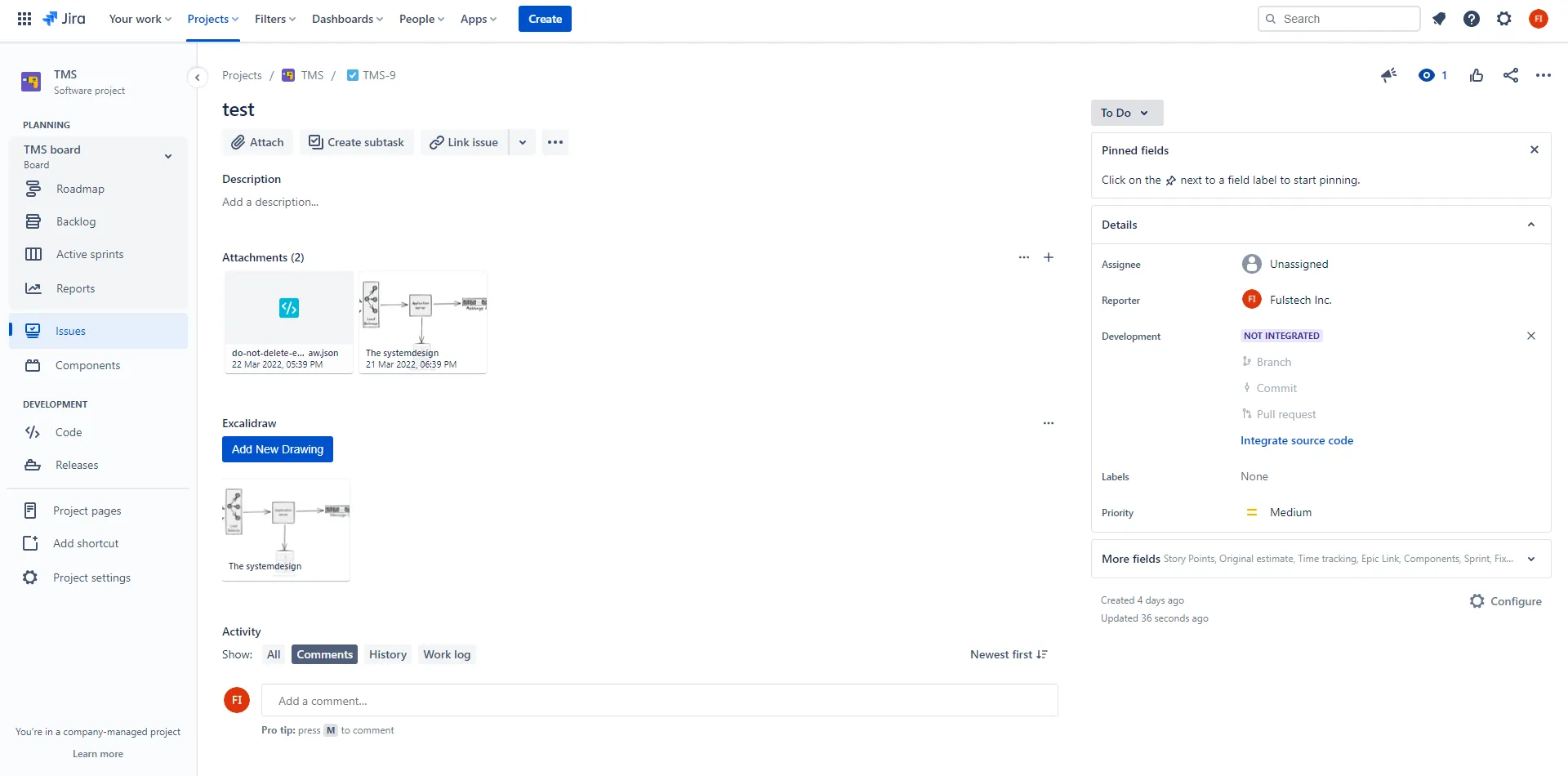 Excalidraw for JIra