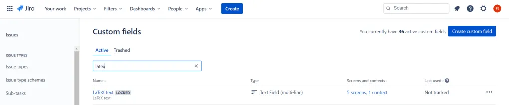 LaTeX for Jira