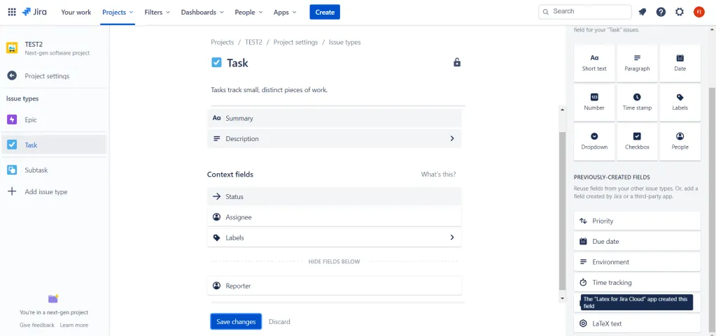 LaTeX for Jira