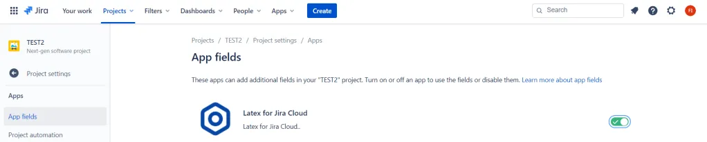 LaTeX for Jira