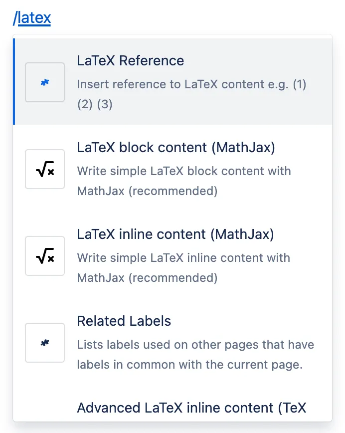 LaTeX for Cònluence