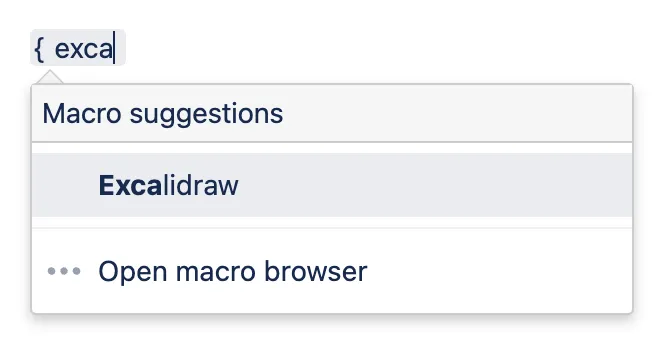Excalidraw for Confluence