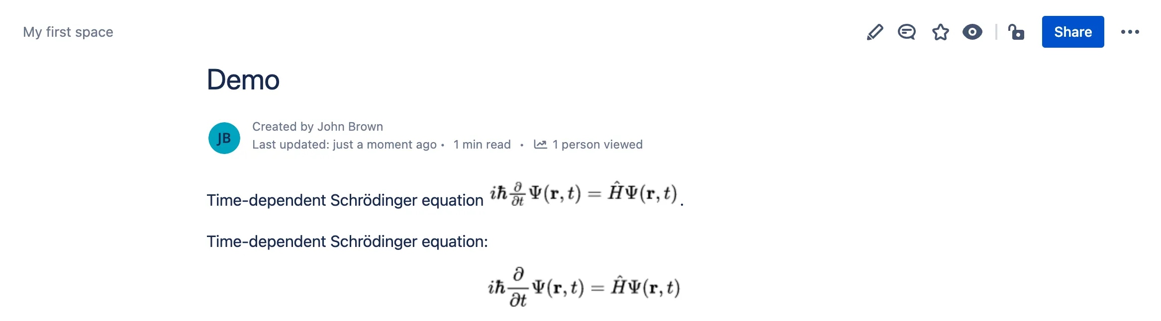 LaTeX for Confluence